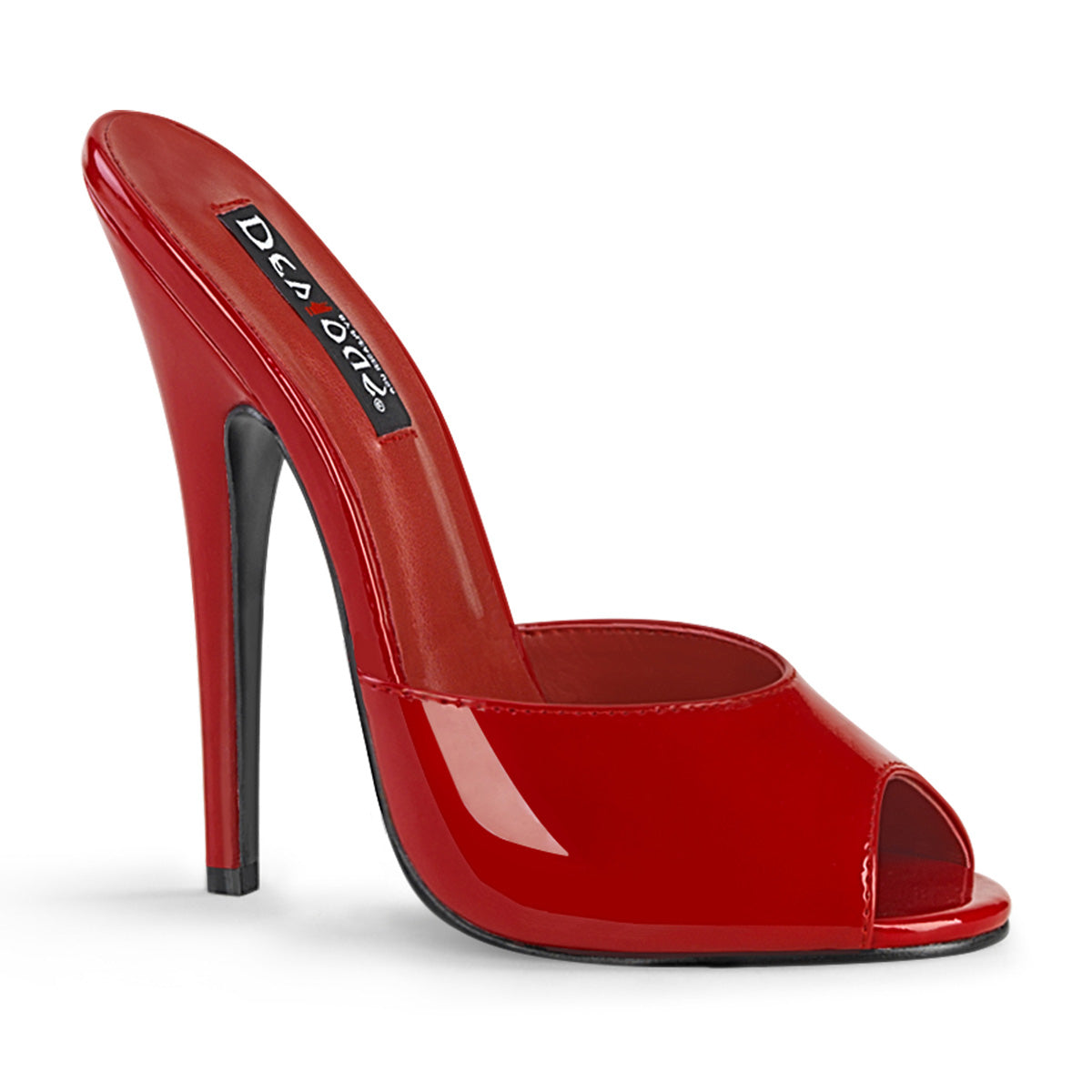 Devious Damen Sandalen DOMINA-101 Red Pat.