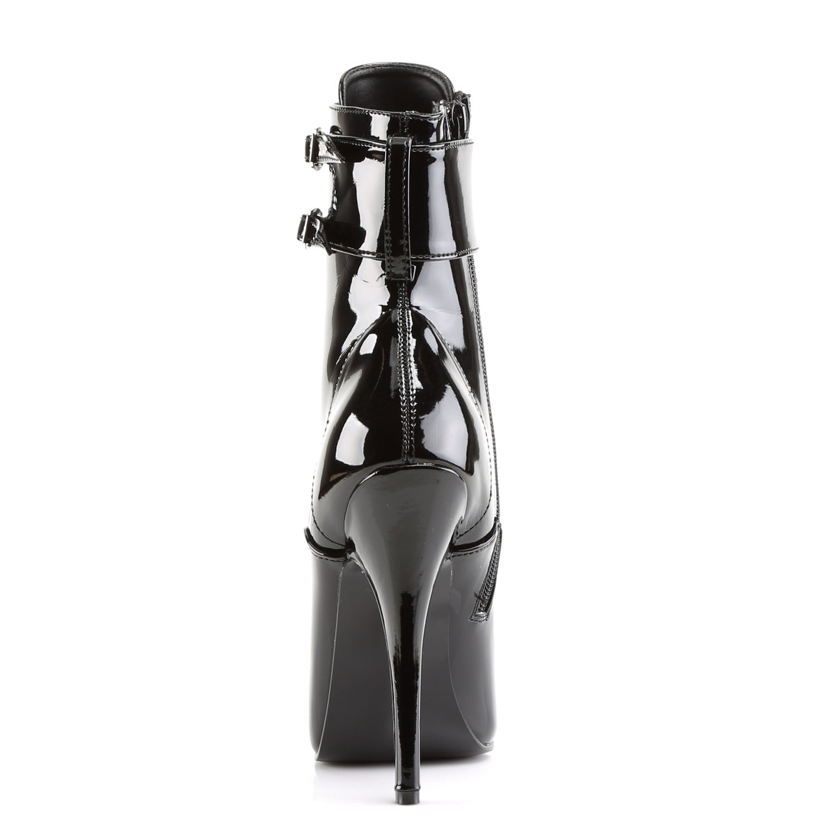Devious Damen Knöchelstiefel DOMINA-1023 BLK Pat.