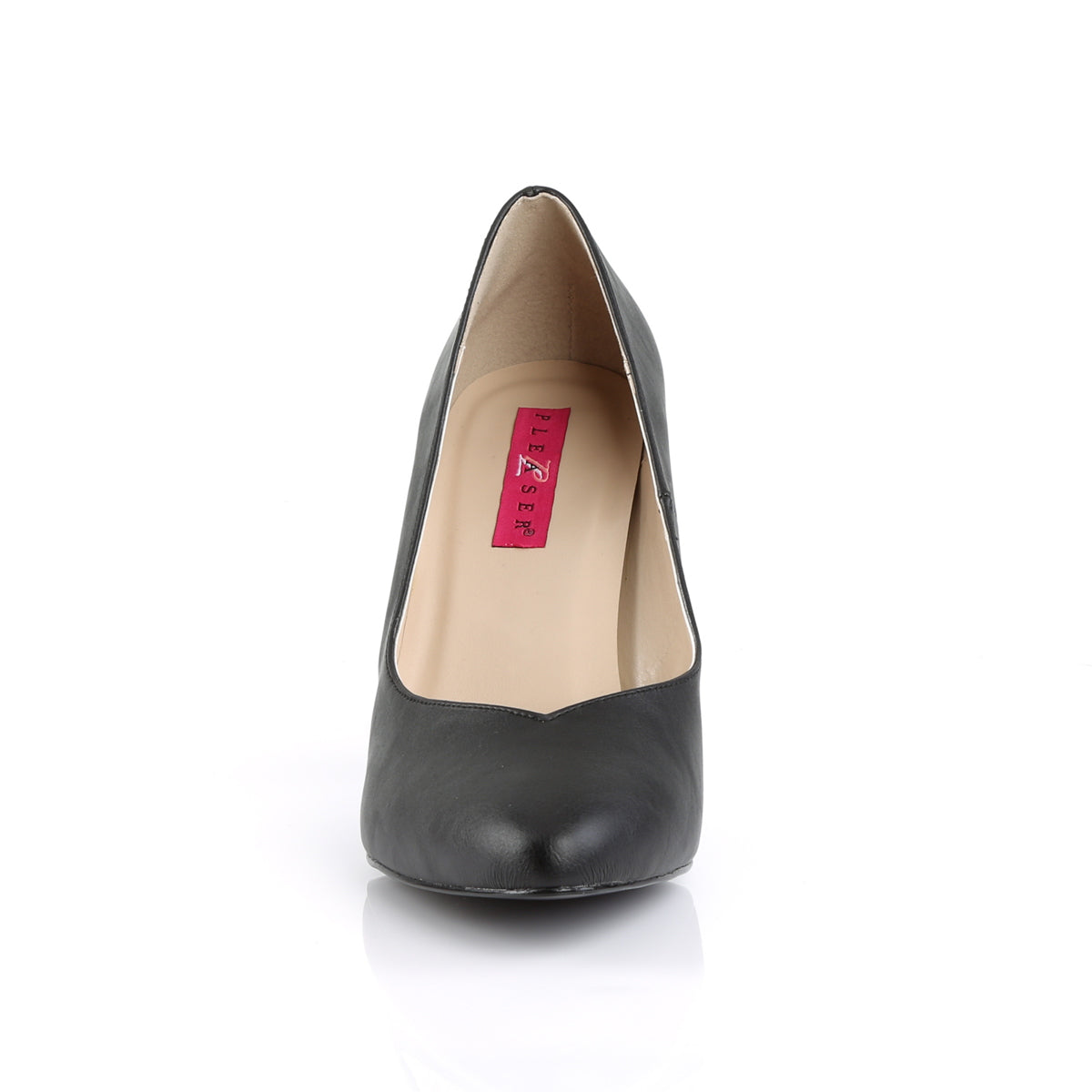 Pleaser Pink Label Frauenpumpen DREAM-420 BLK FAUX Leder