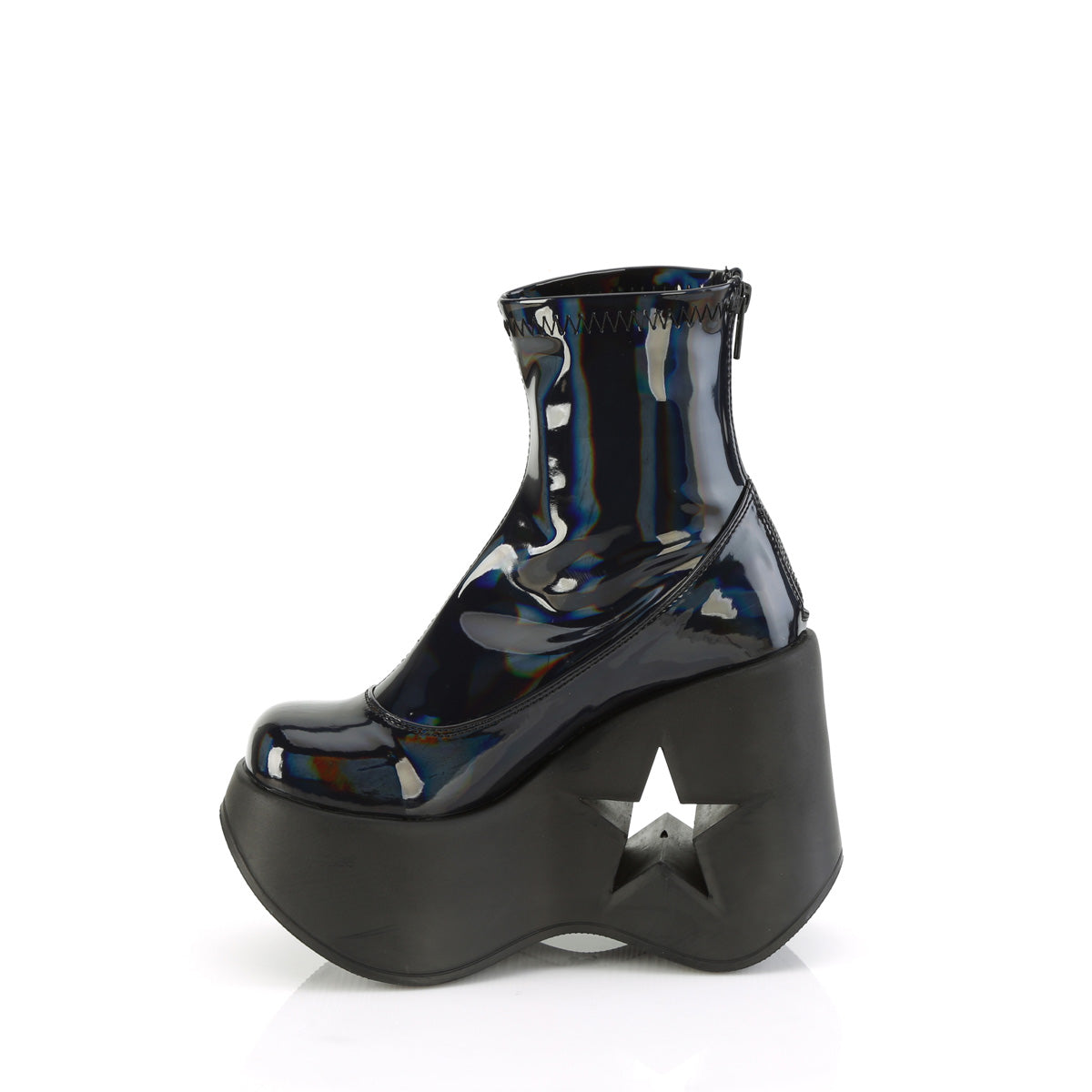 DemoniaCult Stiefeletten DYNAMITE-100 BLK Stretch Holo