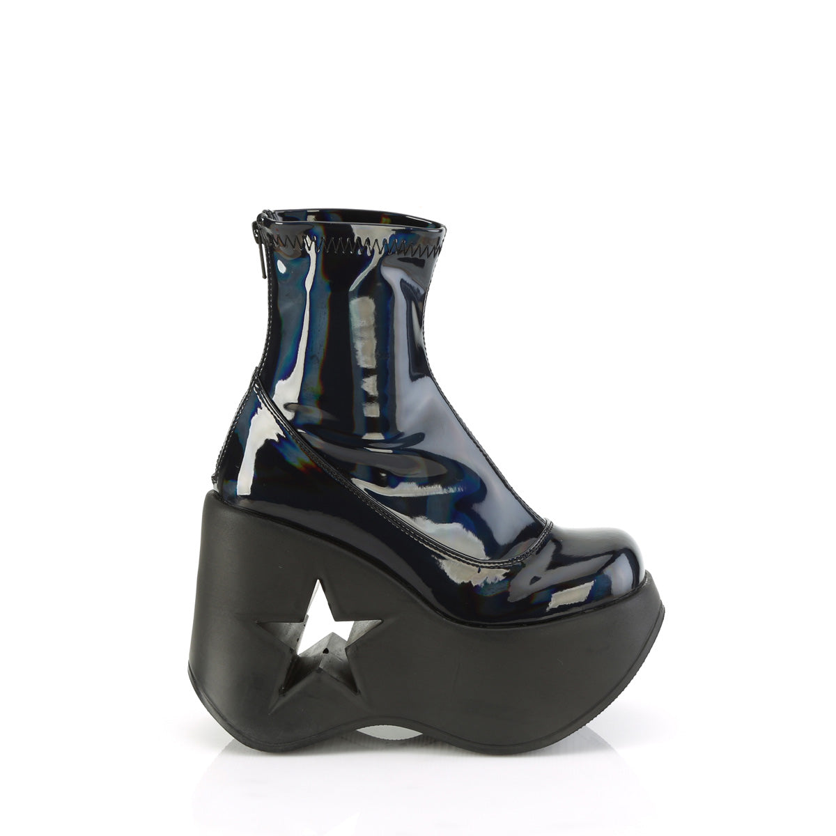 DemoniaCult Stiefeletten DYNAMITE-100 BLK Stretch Holo