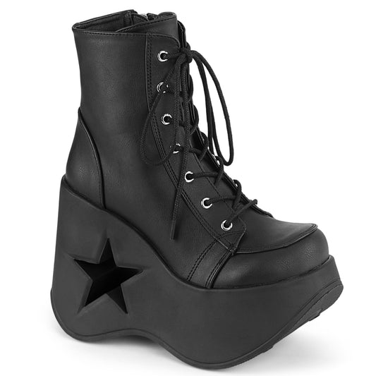 DemoniaCult  Stiefeletten DYNAMITE-106 BLK Vegan Leder