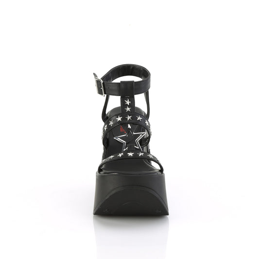DemoniaCult  Sandalen DYNAMITE-12 BLK Vegan Leder