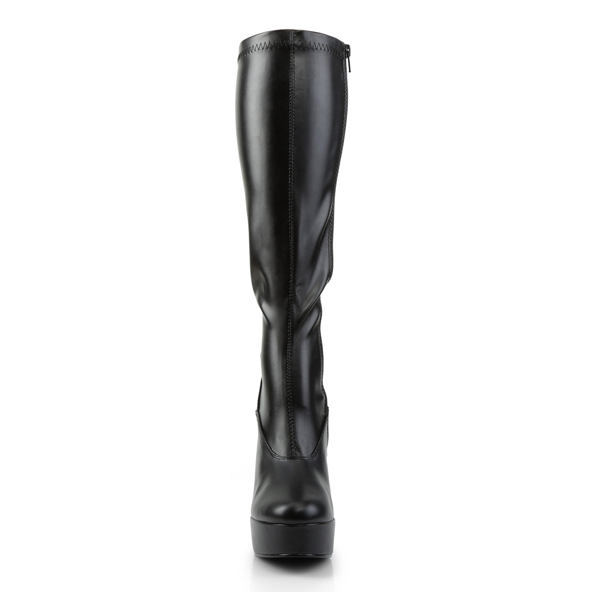 Pleaser Womens Boots. ELECTRA-2000z BLK Str Faux Leder