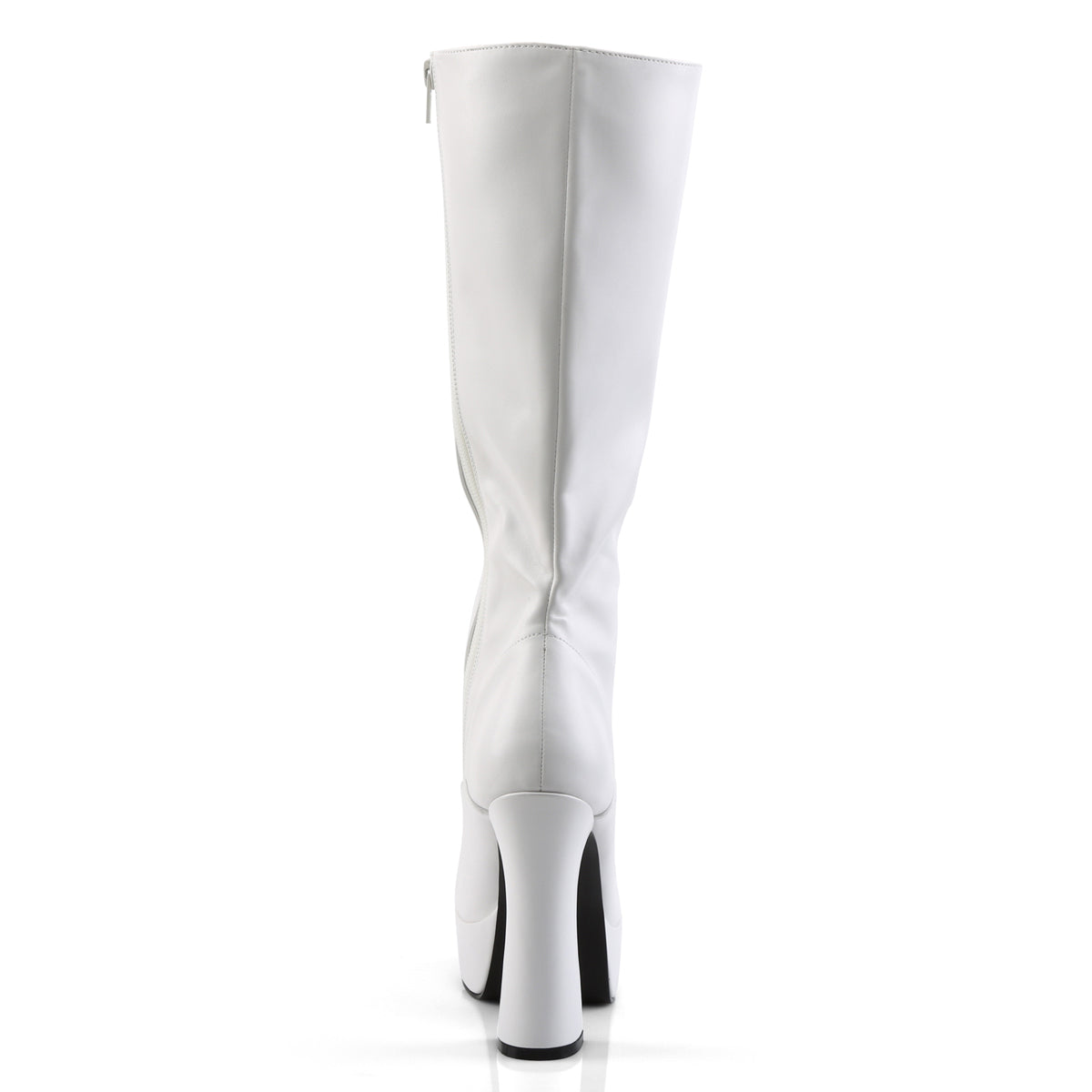 Pleaser Womens Boots. ELECTRA-2020 WHT FAUX-Leder