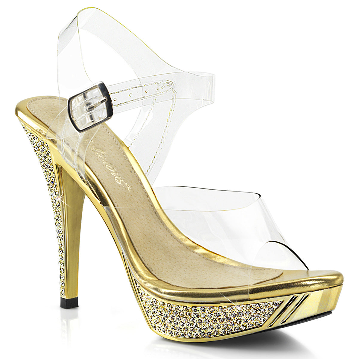 Fabulicious Damen Sandalen ELEGANT-408 CLR / GOLD CHROME