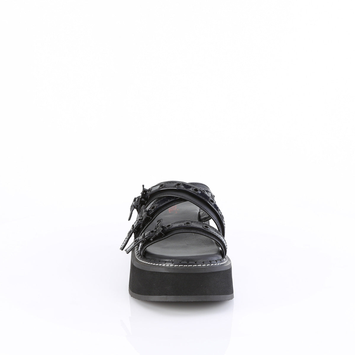 DemoniaCult EMILY-07 BLK Vegan Leder-Holo Teil