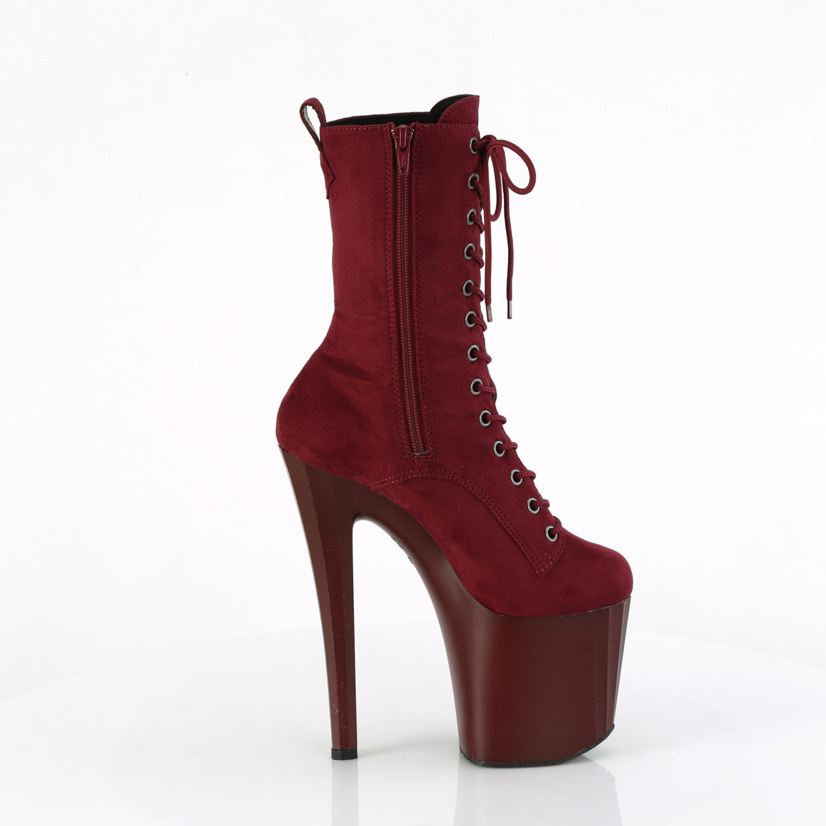 Pleaser ENCHANT-1040 Burgund Faux Wildleder/Burgundy Matte