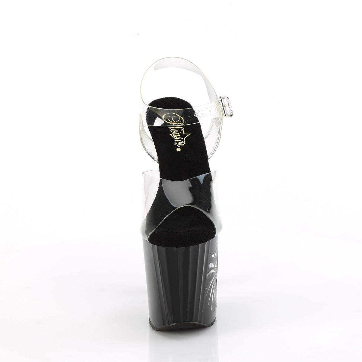 Pleaser ENCHANT-708LT-Pinwhe CLR/BLK-SLV-Glitzer