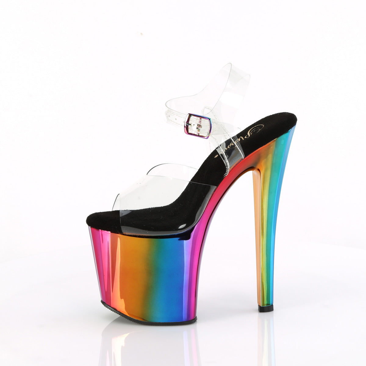 Pleaser ENCHANT-708RC CLR/Rainbow Chrom