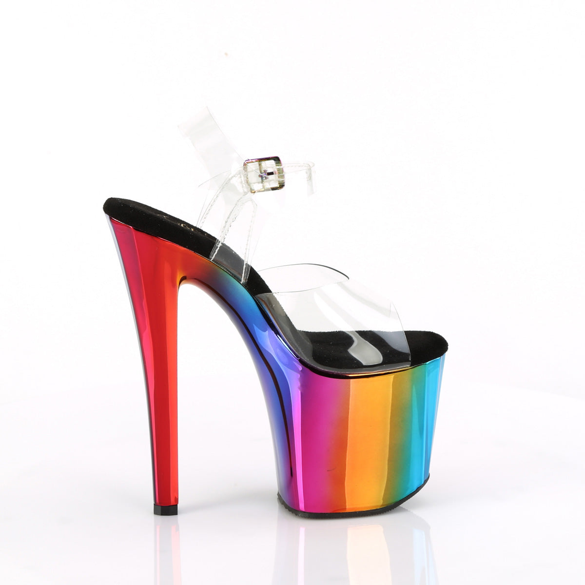 Pleaser ENCHANT-708RC CLR/Rainbow Chrom