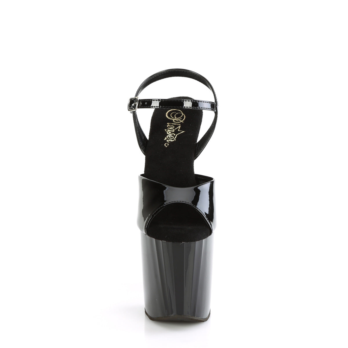 Pleaser ENCHANT-709 Blk Pat/Blk