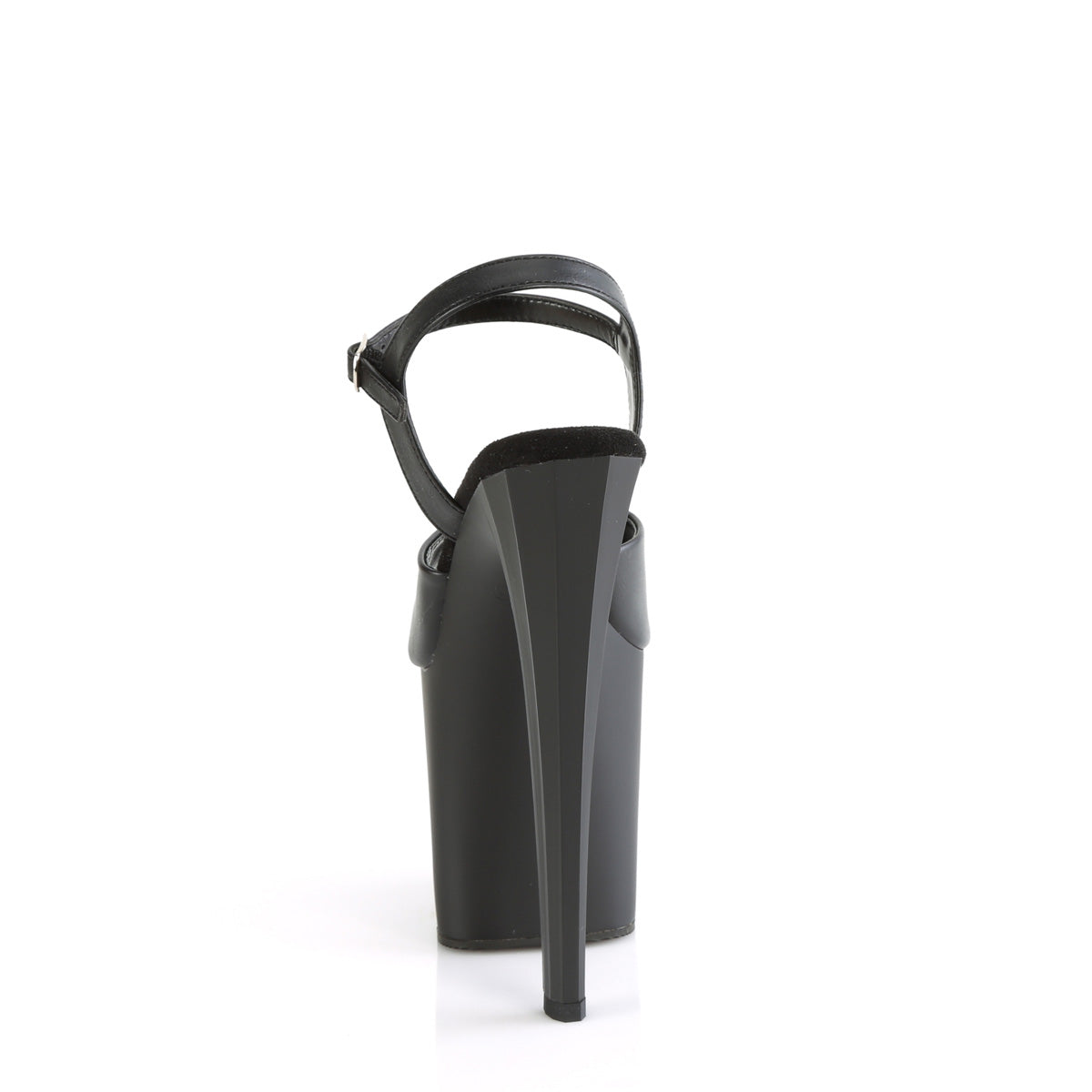 Pleaser ENCHANT-709 BLK Faux Leder/BLK Matte