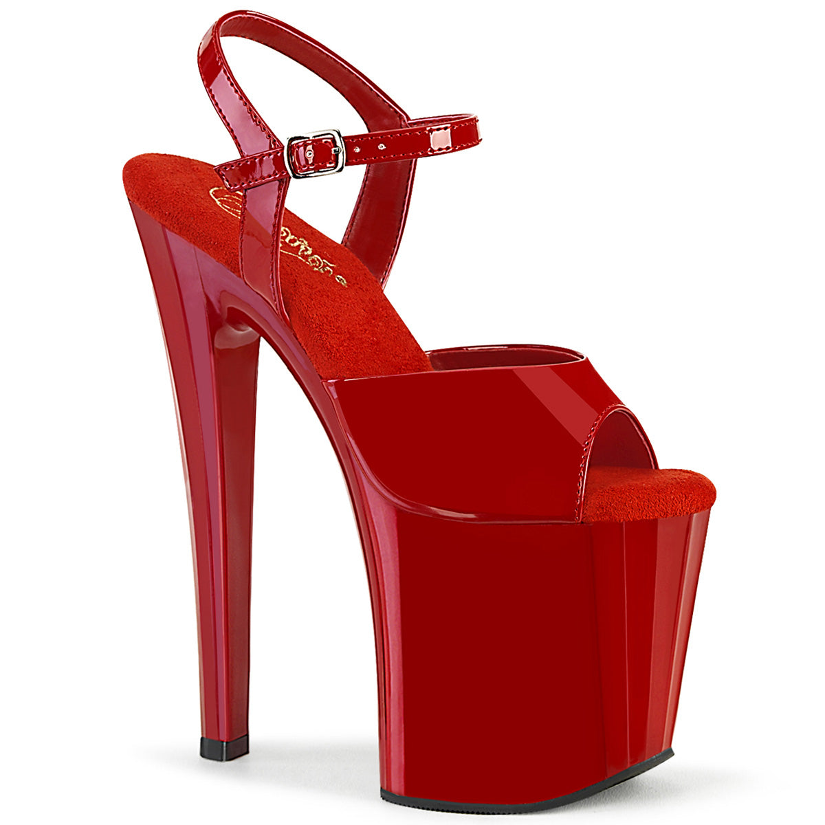 Pleaser ENCHANT-709 Rotes Pat/Rot