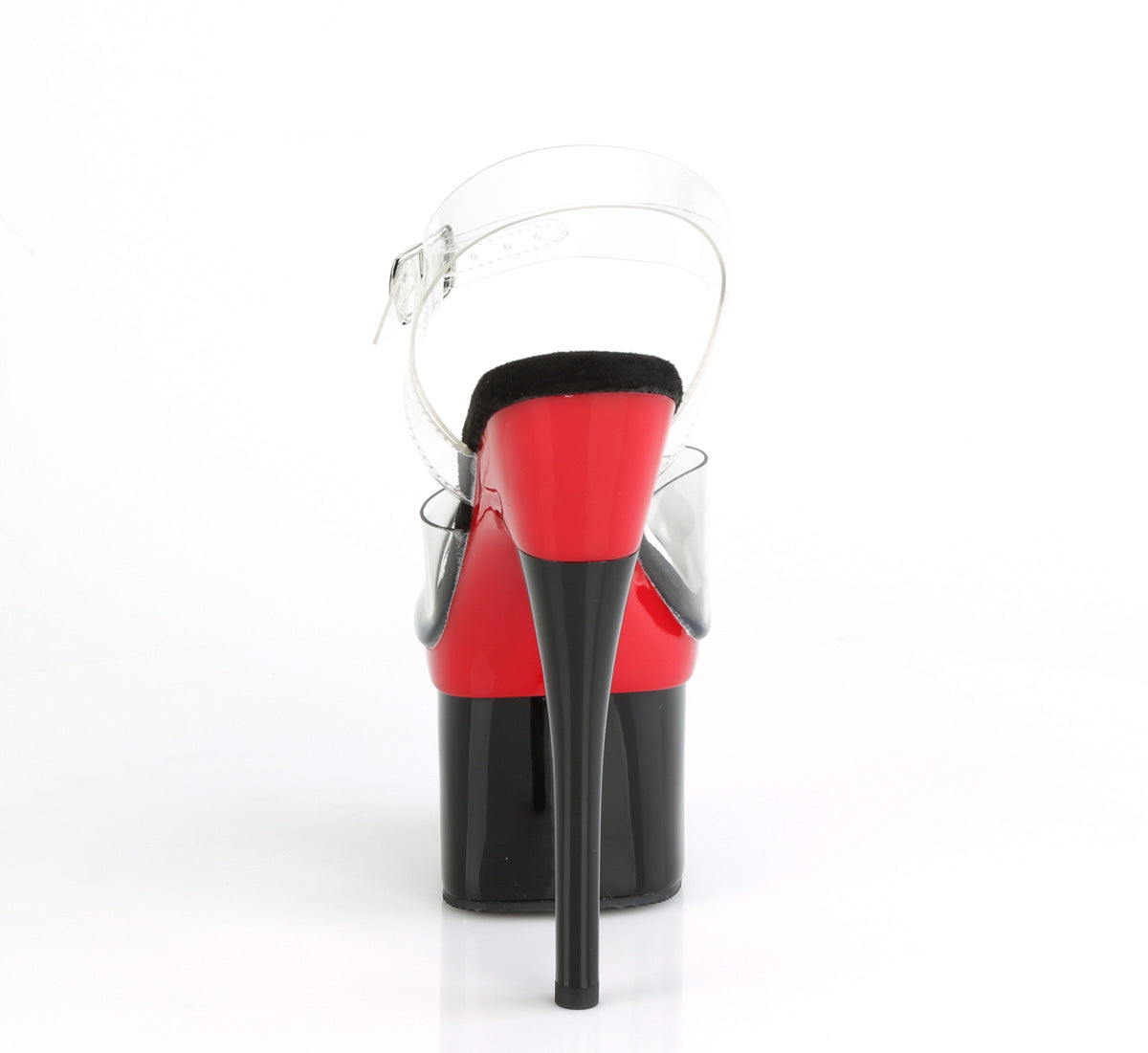Pleaser Damen Sandalen ESTEEM-708 CLR / Red-BLK