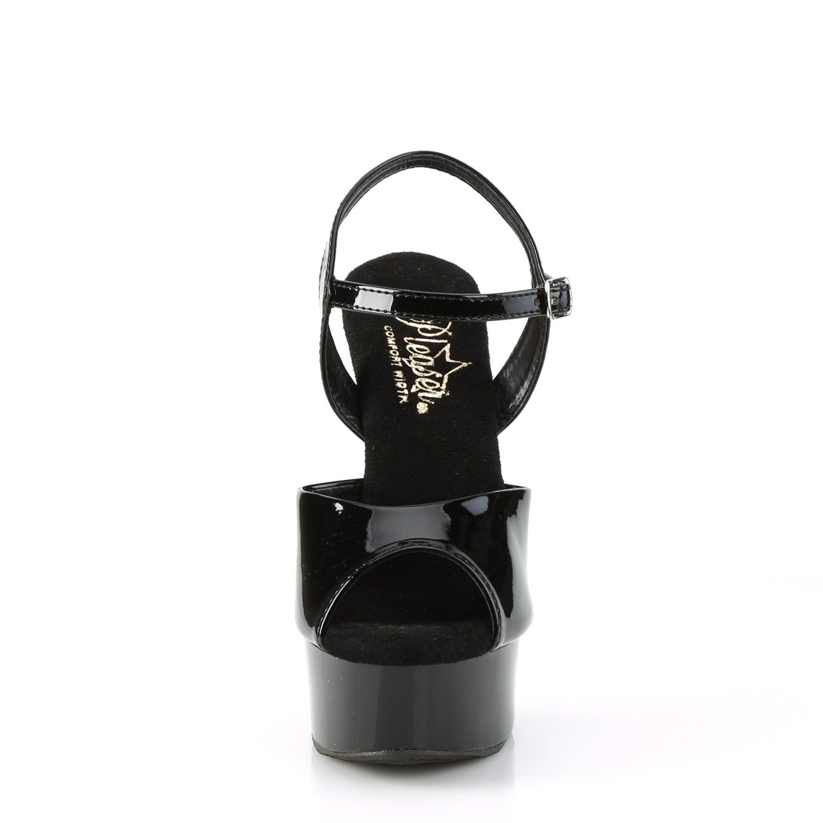 Pleaser Sandals EXCITE-609 Blk Pat/Blk