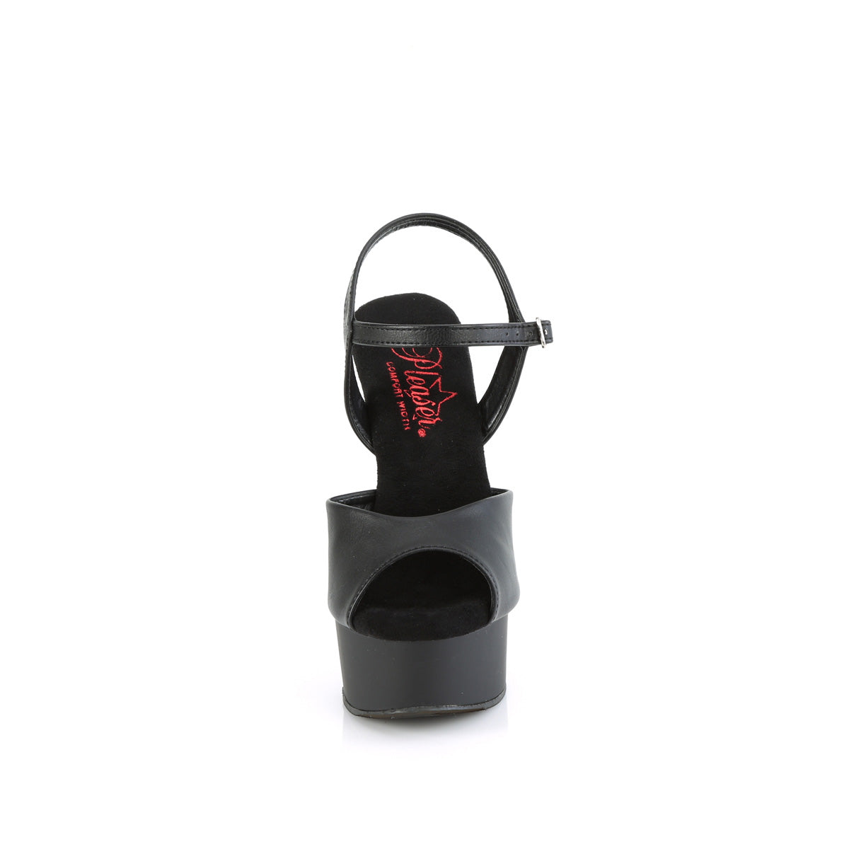 Pleaser EXCITE-609 BLK Faux Leder/BLK Matte