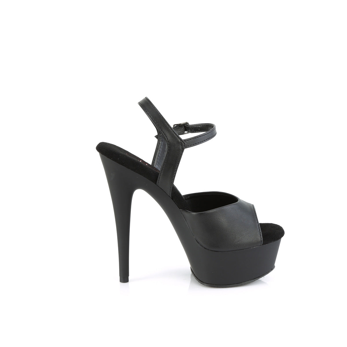 Pleaser EXCITE-609 BLK Faux Leder/BLK Matte