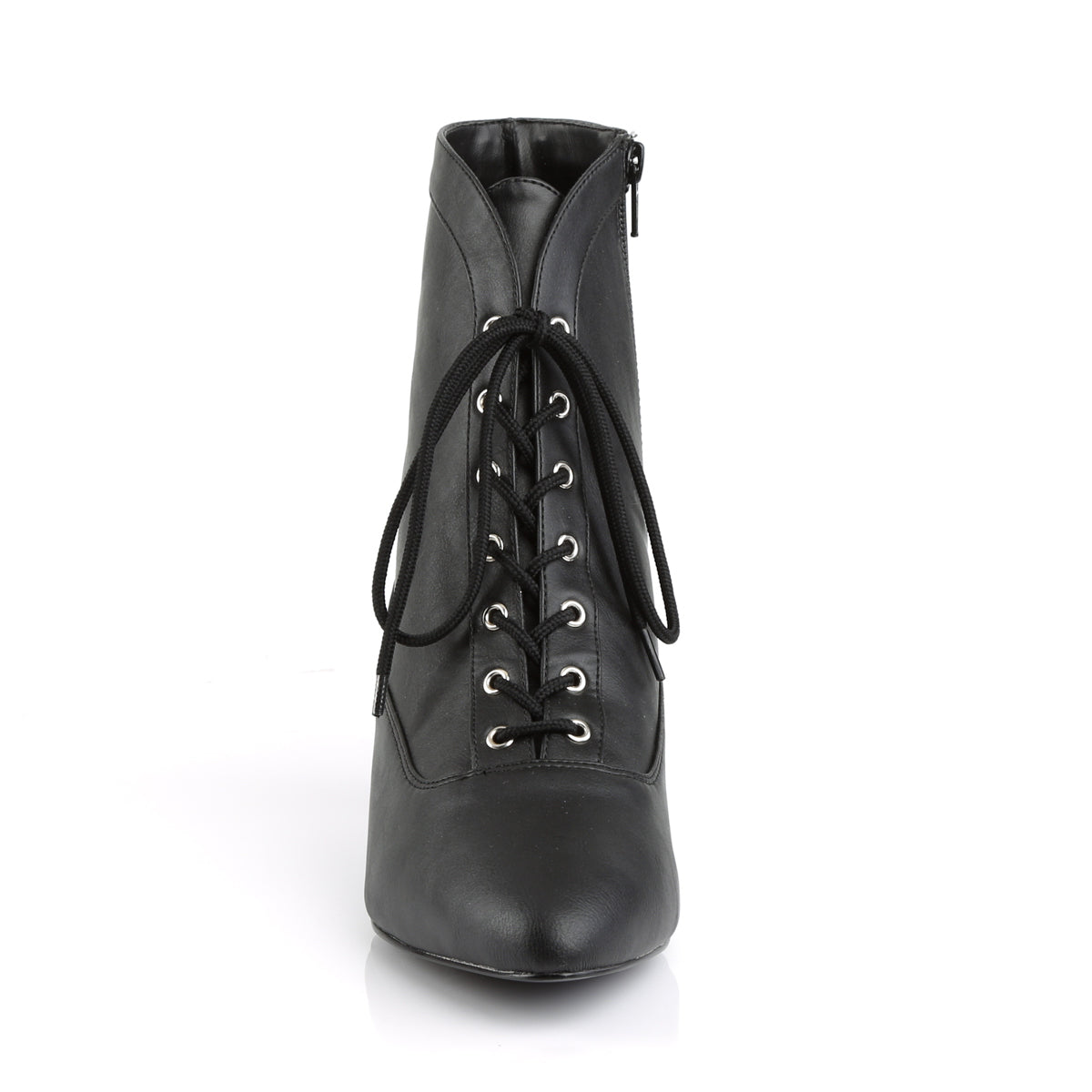 Pleaser Pink Label Damen Knöchelstiefel FAB-1005 BLK Faux Leder