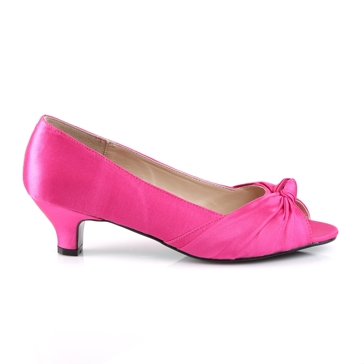 Pleaser Pink Label Frauenpumpen FAB-422 H. Rosa Satin
