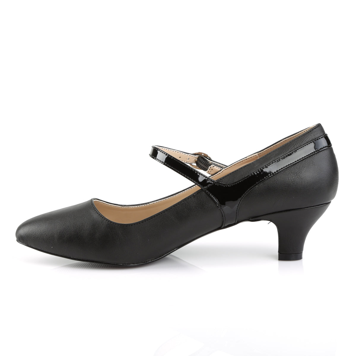 Pleaser Pink Label Frauenpumpen FAB-425 blk faux leder-pat