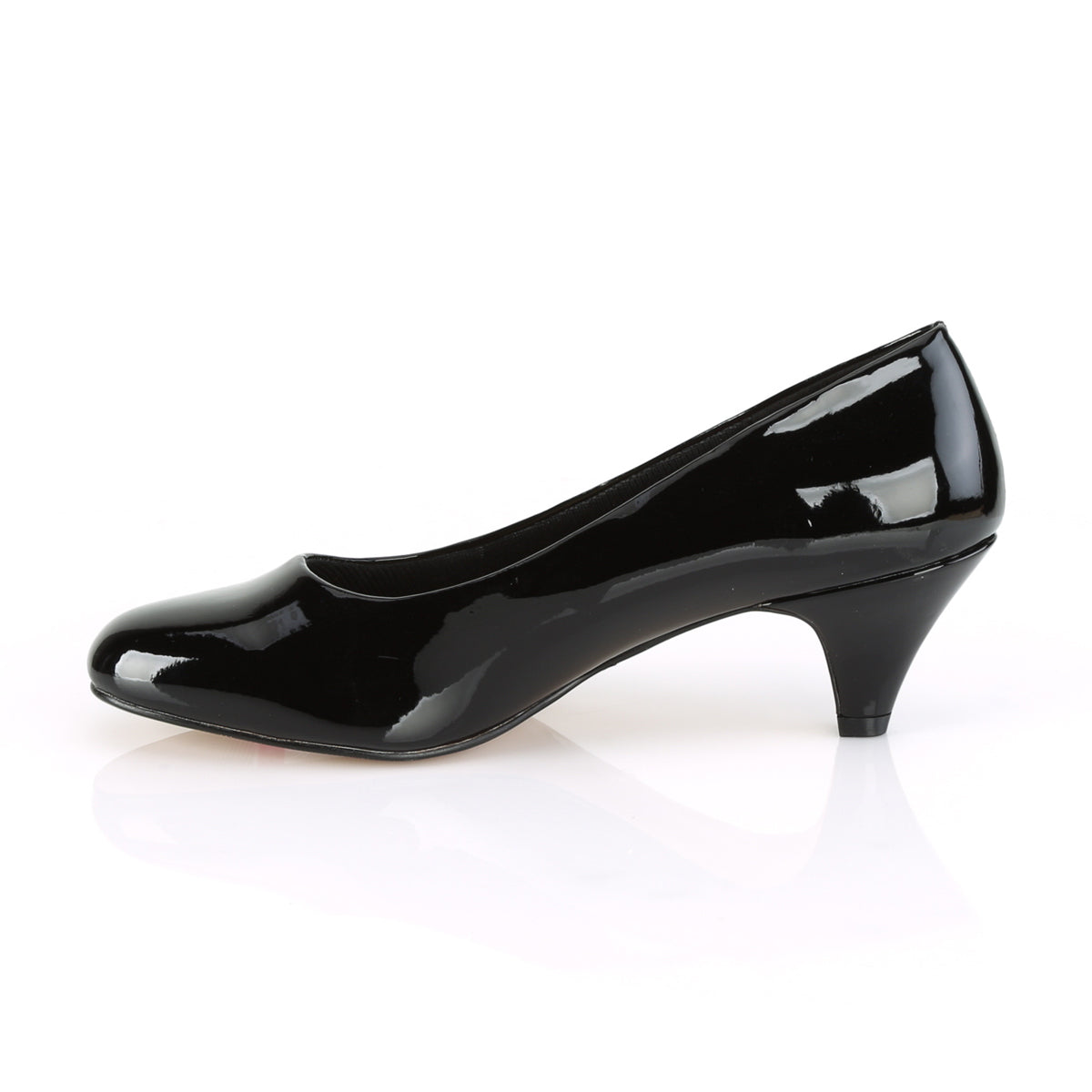 Pleaser Pink Label Frauenpumpen FEFE-01 BLK Pat.