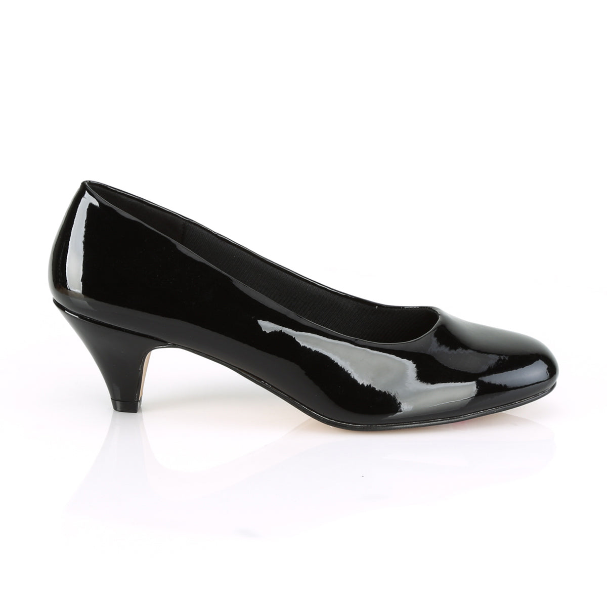 Pleaser Pink Label Frauenpumpen FEFE-01 BLK Pat.