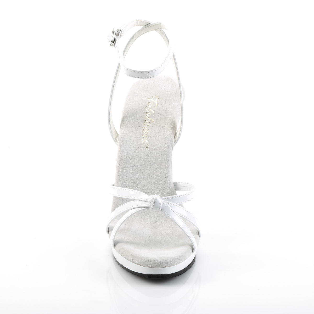 Fabulicious Womens Sandals FLAIR-436 Wht Pat/Wht