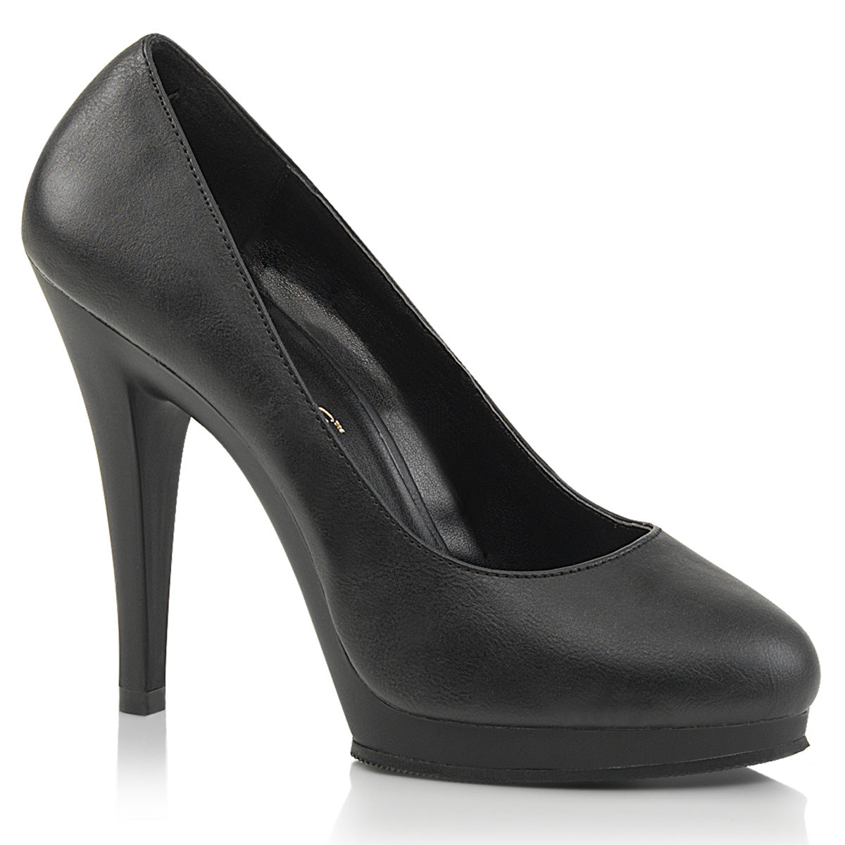 Pleaser Pink Label Frauenpumpen FLAIR-480 BLK PU / BLK Matte