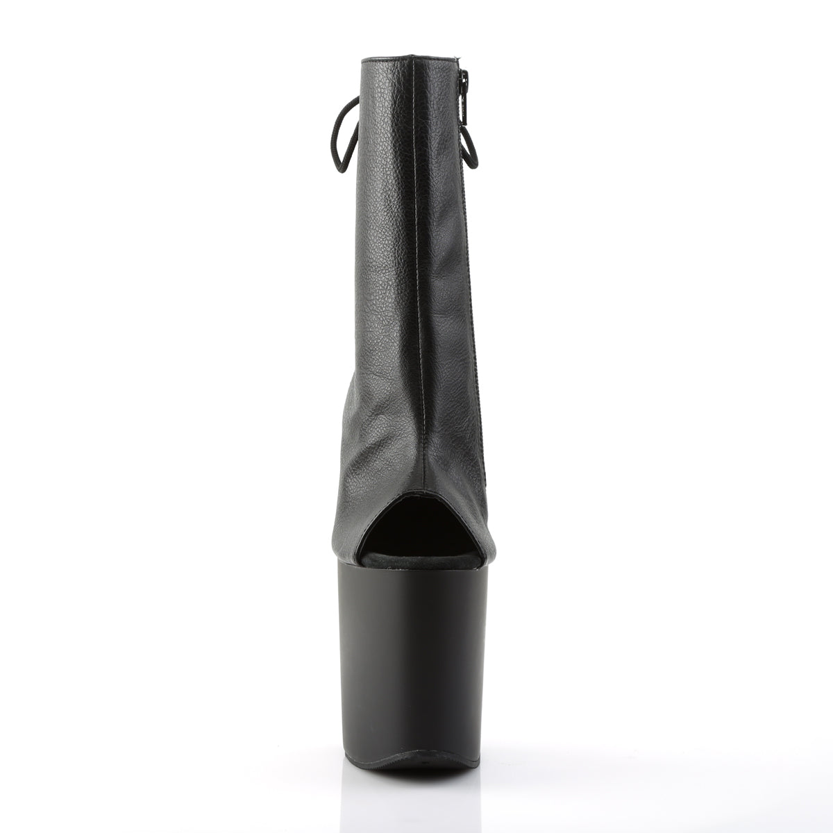 Pleaser Damen Knöchelstiefel FLAMINGO-1018 BLK Faux Leder / BLK Matte