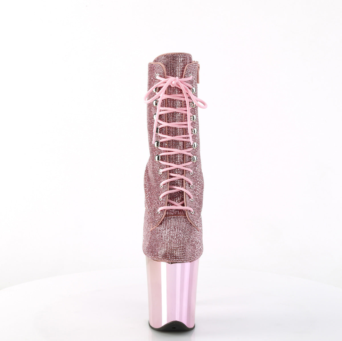 Pleaser Stiefeletten FLAMINGO-1020CHRS B. ROSA RS / B. Rosa Chrome