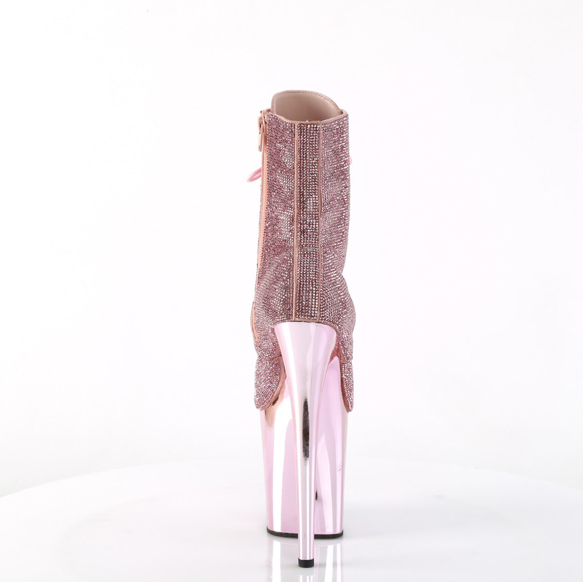Pleaser Stiefeletten FLAMINGO-1020CHRS B. ROSA RS / B. Rosa Chrome