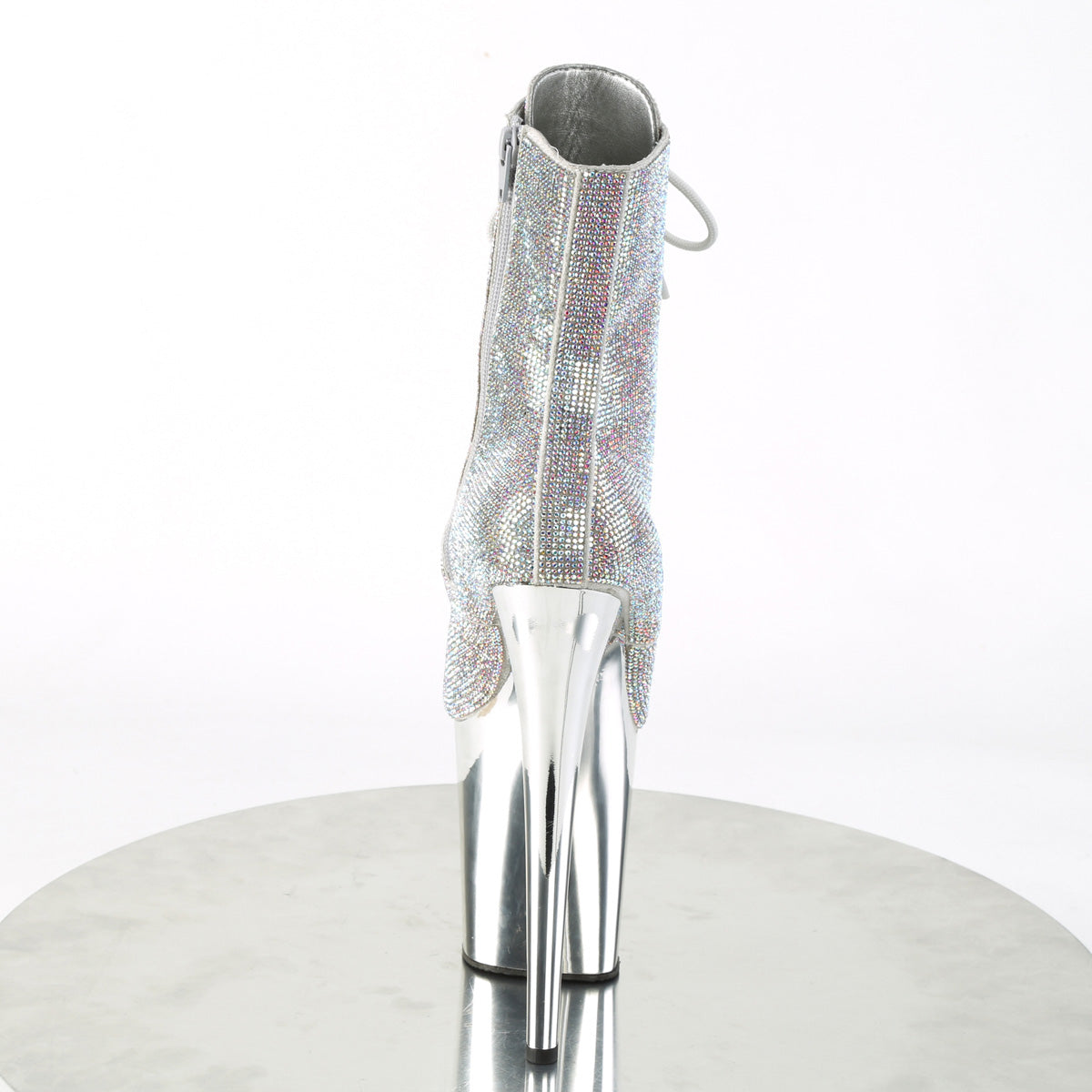 Pleaser Stiefeletten FLAMINGO-1020CHRS SLV Multi Rs / Slv Chrome