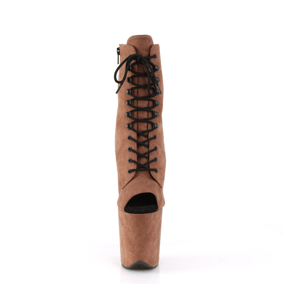 Pleaser Ankle Boots FLAMINGO-1021FS Caramel Faux Suede/Caramel Faux Suede