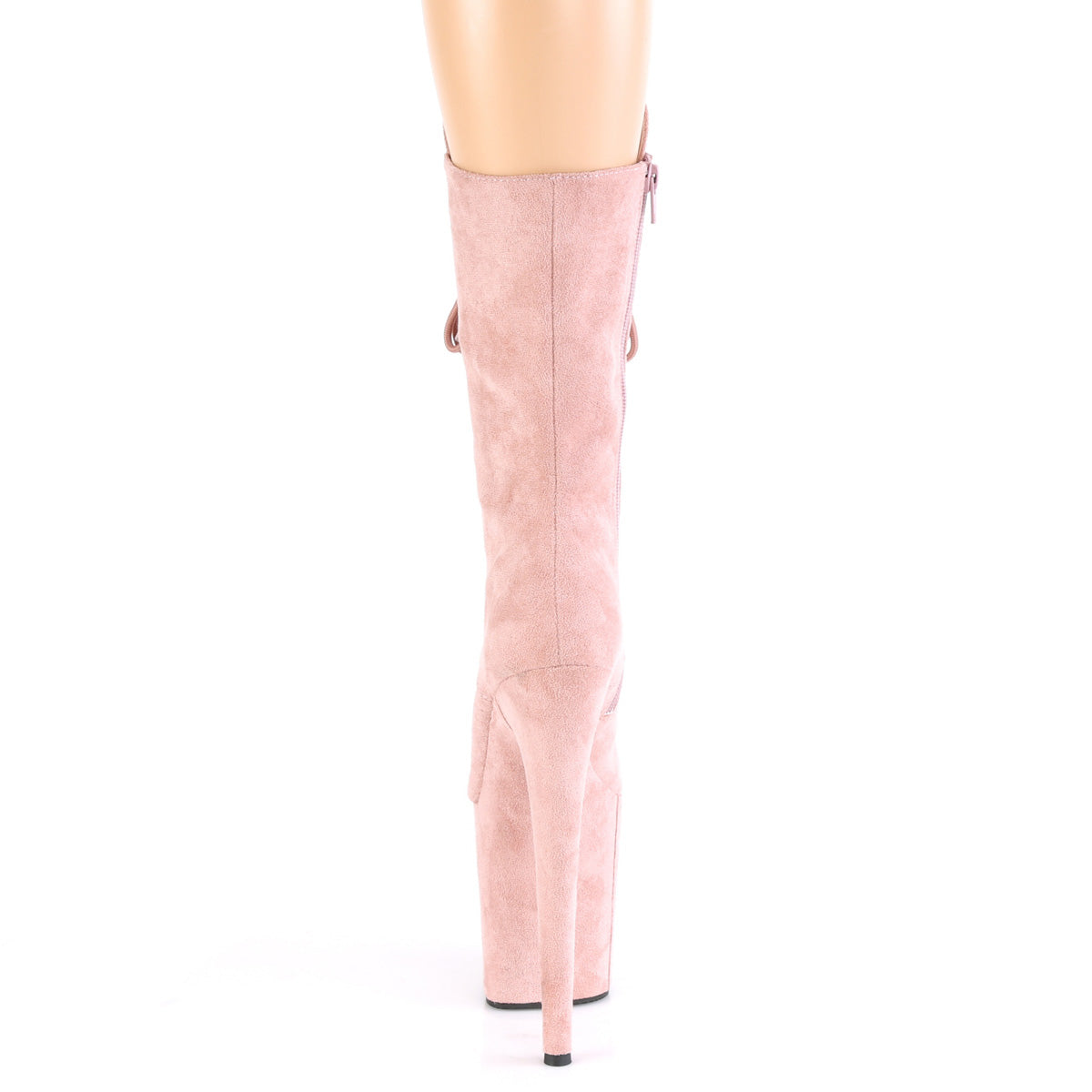 Pleaser Damen Knöchelstiefel FLAMINGO-1050FS Dusty Blush F. Wildleder / Dusty Blush F.Dede