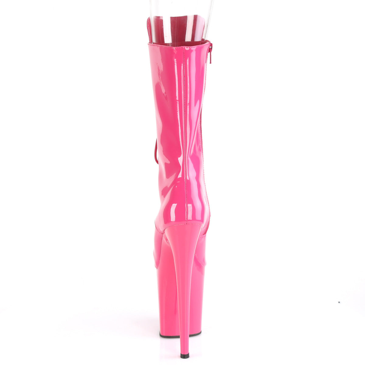 Pleaser Damen Knöchelstiefel FLAMINGO-1051 H. pink pat / h. Rosa
