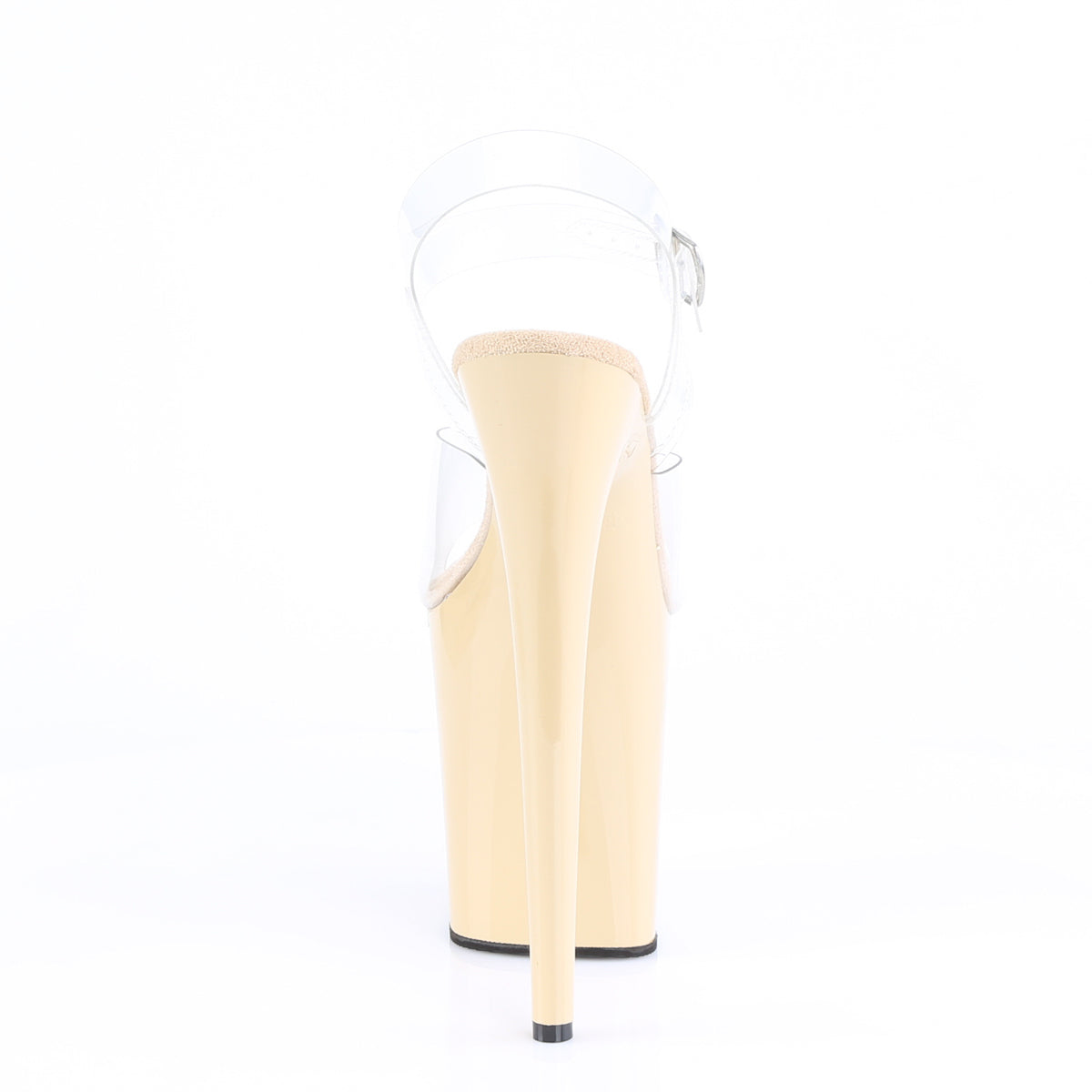 Pleaser Womens Sandals FLAMINGO-808 Clr/Cream