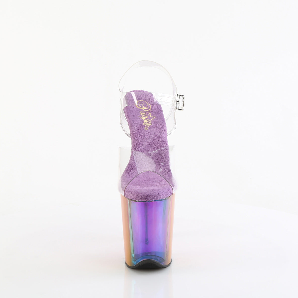 Pleaser FLAMINGO-808RMT CLR/Rainbow Nebel getönt