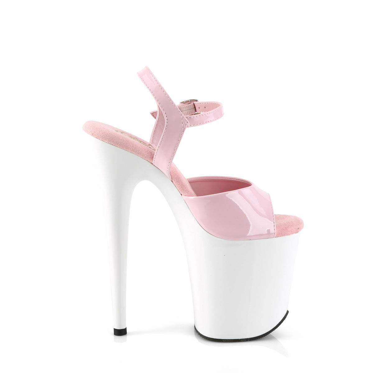 Pleaser Women's Platform Shoes FLAMINGO-809 B. Pink Pat/Wht