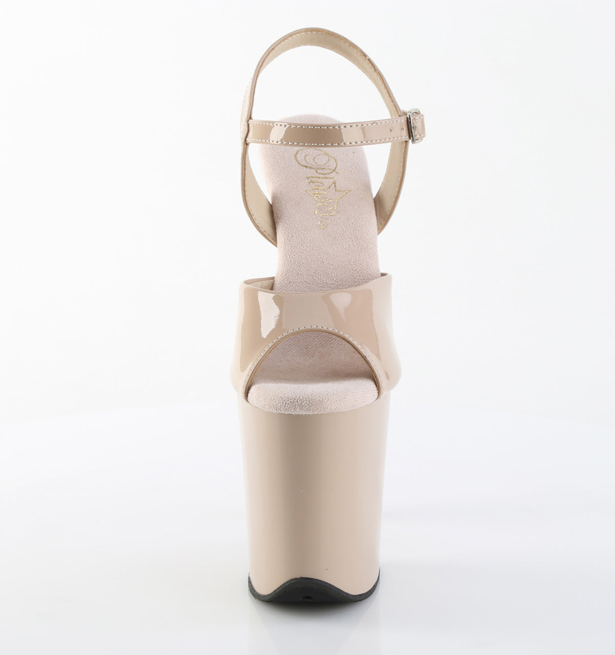 Pleaser Women's Platform Shoes FLAMINGO-809 Nude Pat/Nude