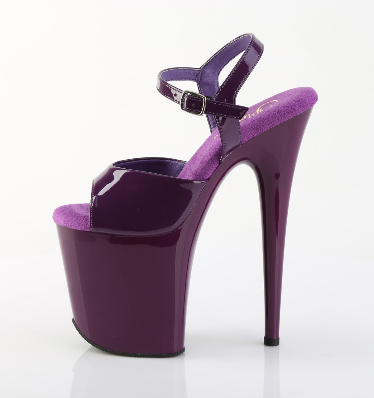 Pleaser Women's Platform Shoes FLAMINGO-809 Purple Pat/Purple