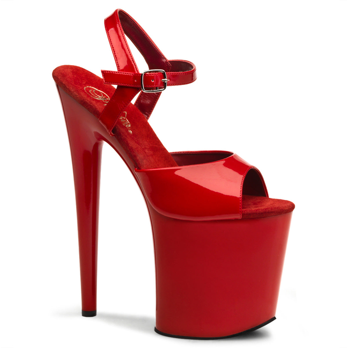 Pleaser Damen Sandalen FLAMINGO-809 rot pat / rot