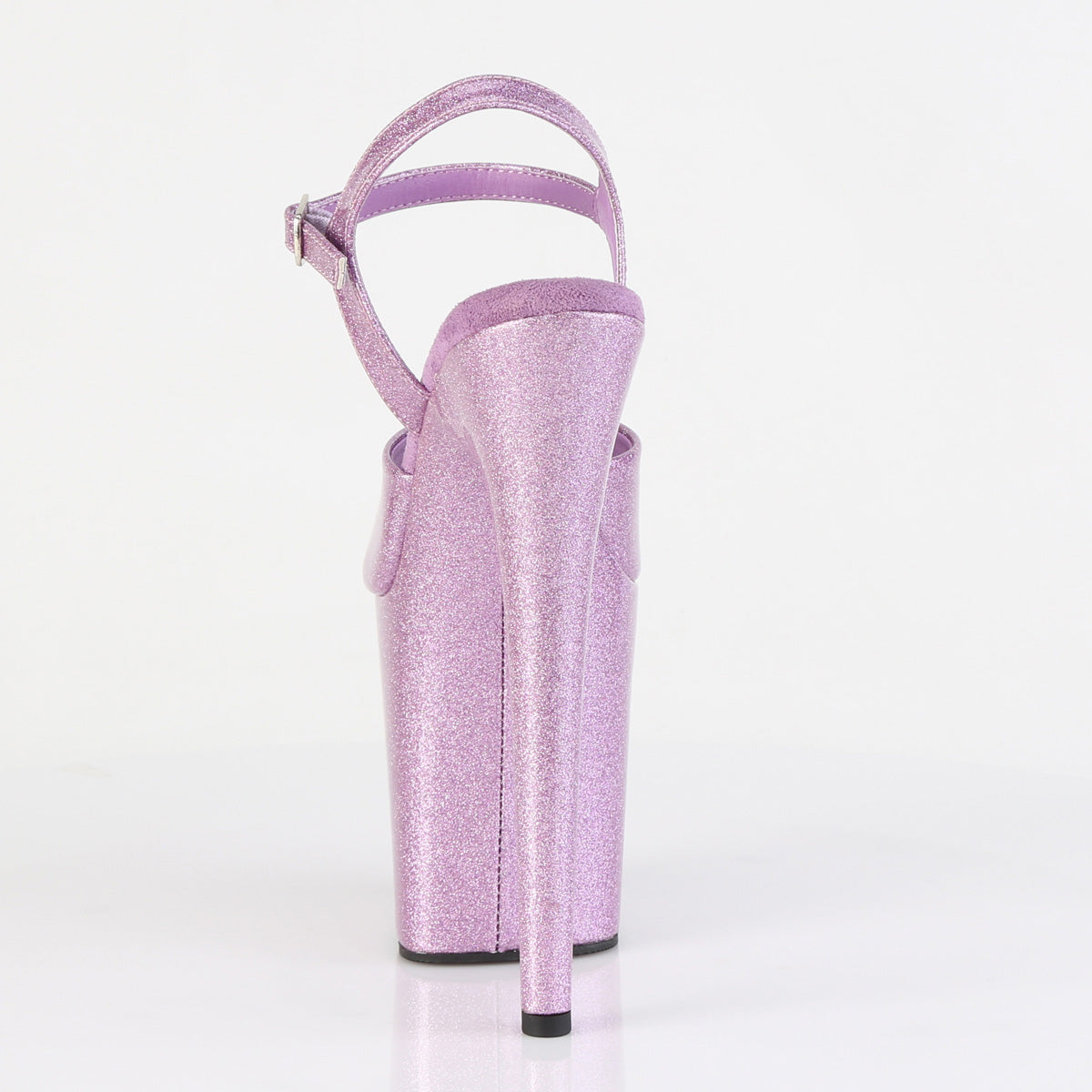 Pleaser Women's Platform Shoes FLAMINGO-809GP Lilac Glitter Pat/M