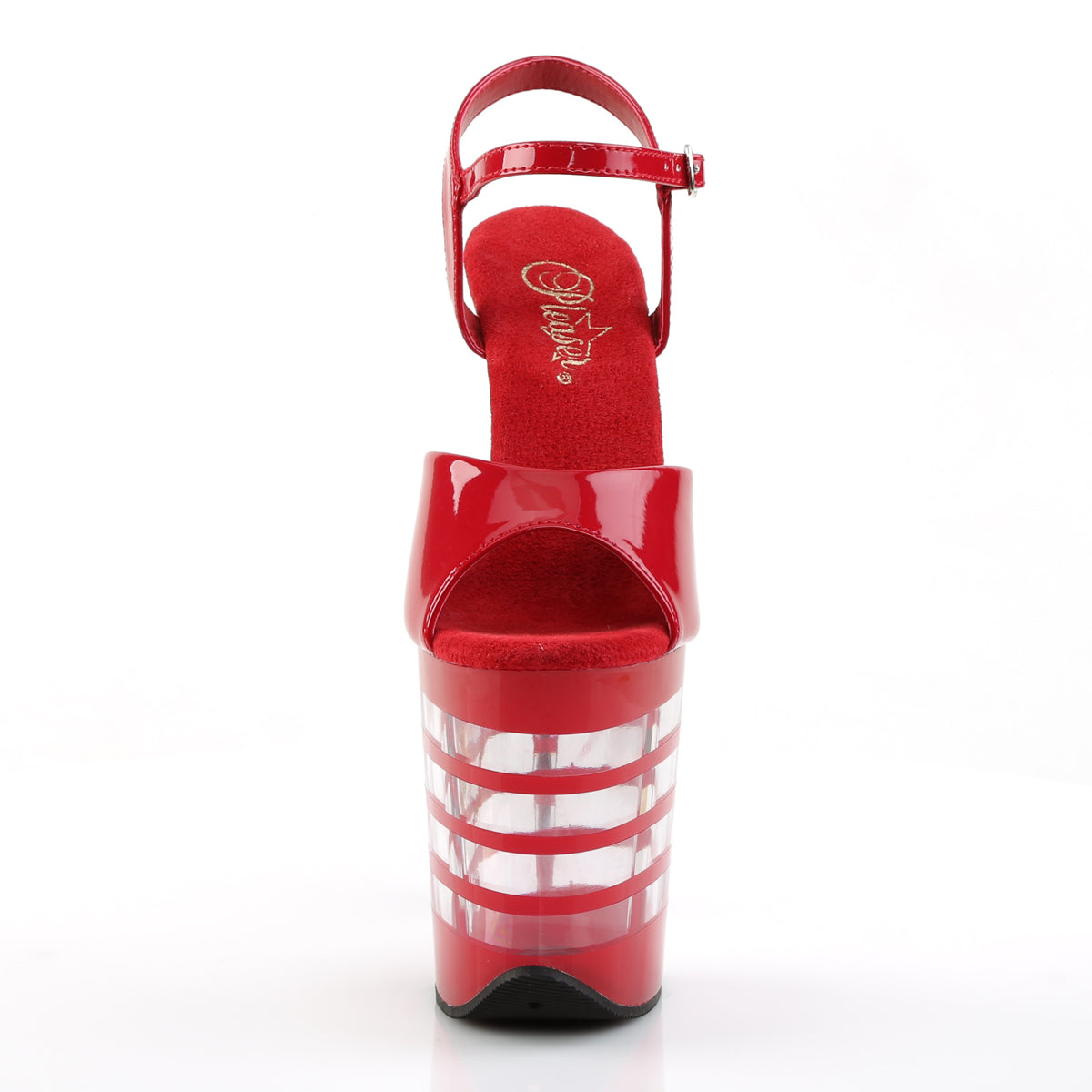 Pleaser Womens Sandals FLAMINGO-809LN Red Pat/Red