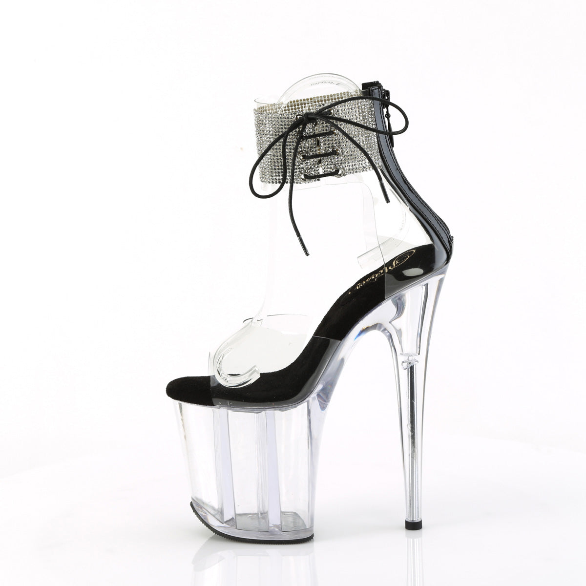 Pleaser FLAMINGO-824RS CLR-BLK/CLR