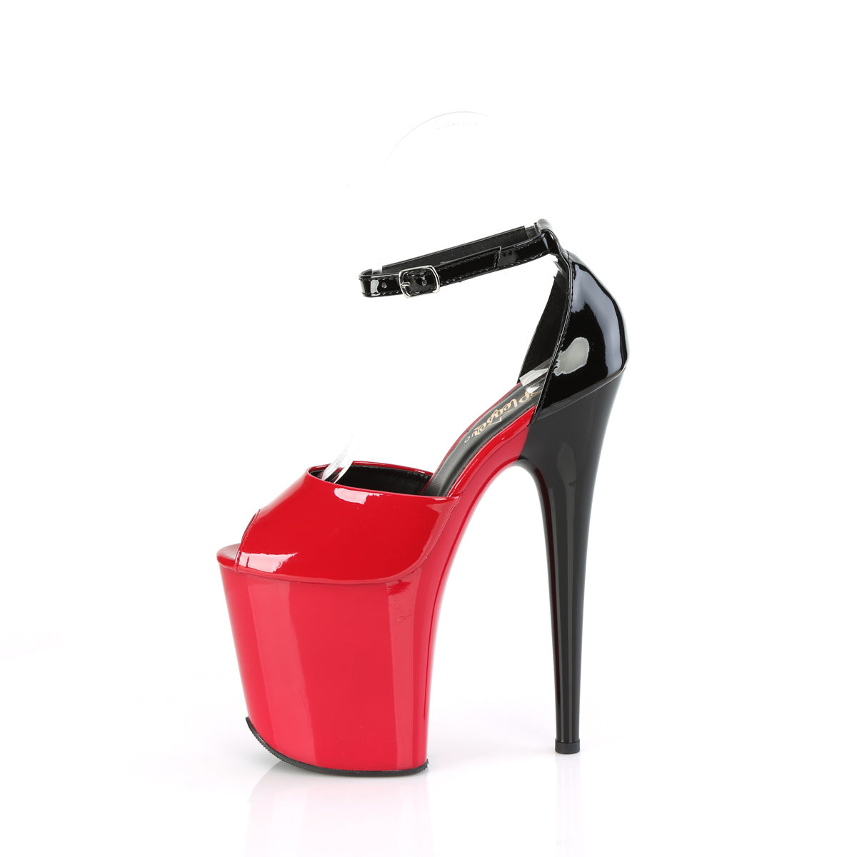 Pleaser FLAMINGO-868 Rot-Blk Pat/Rot-Blk