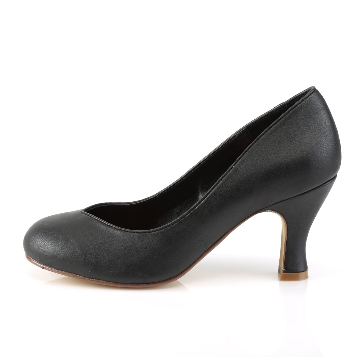 Pin Up Couture Frauenpumpen FLAPPER-40 BLK Faux Leder