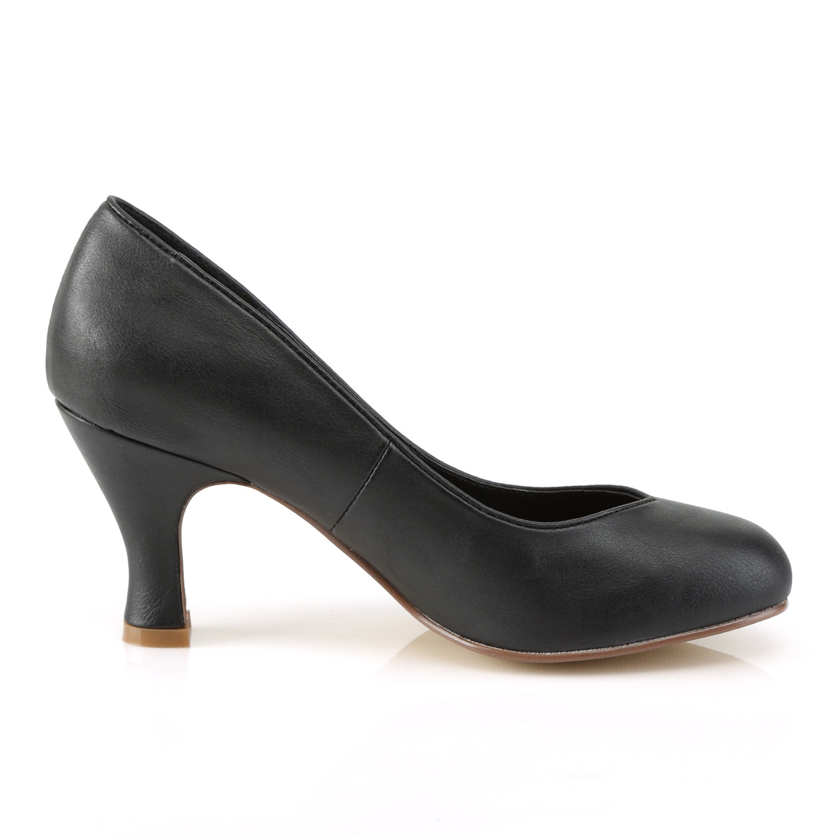 Pin Up Couture Frauenpumpen FLAPPER-40 BLK Faux Leder