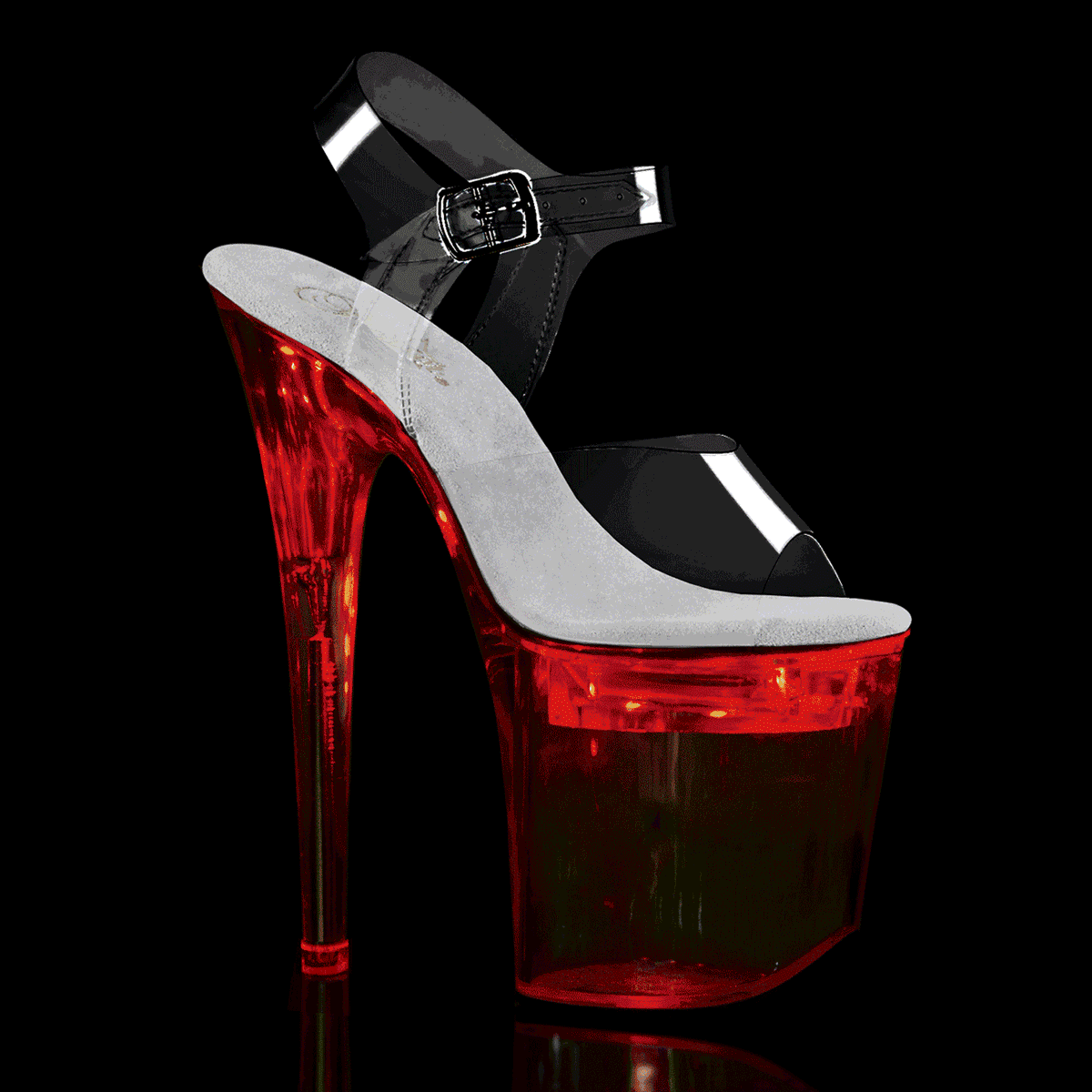 Pleaser Damen Sandalen FLASHDANCE-808 CLR / CLR