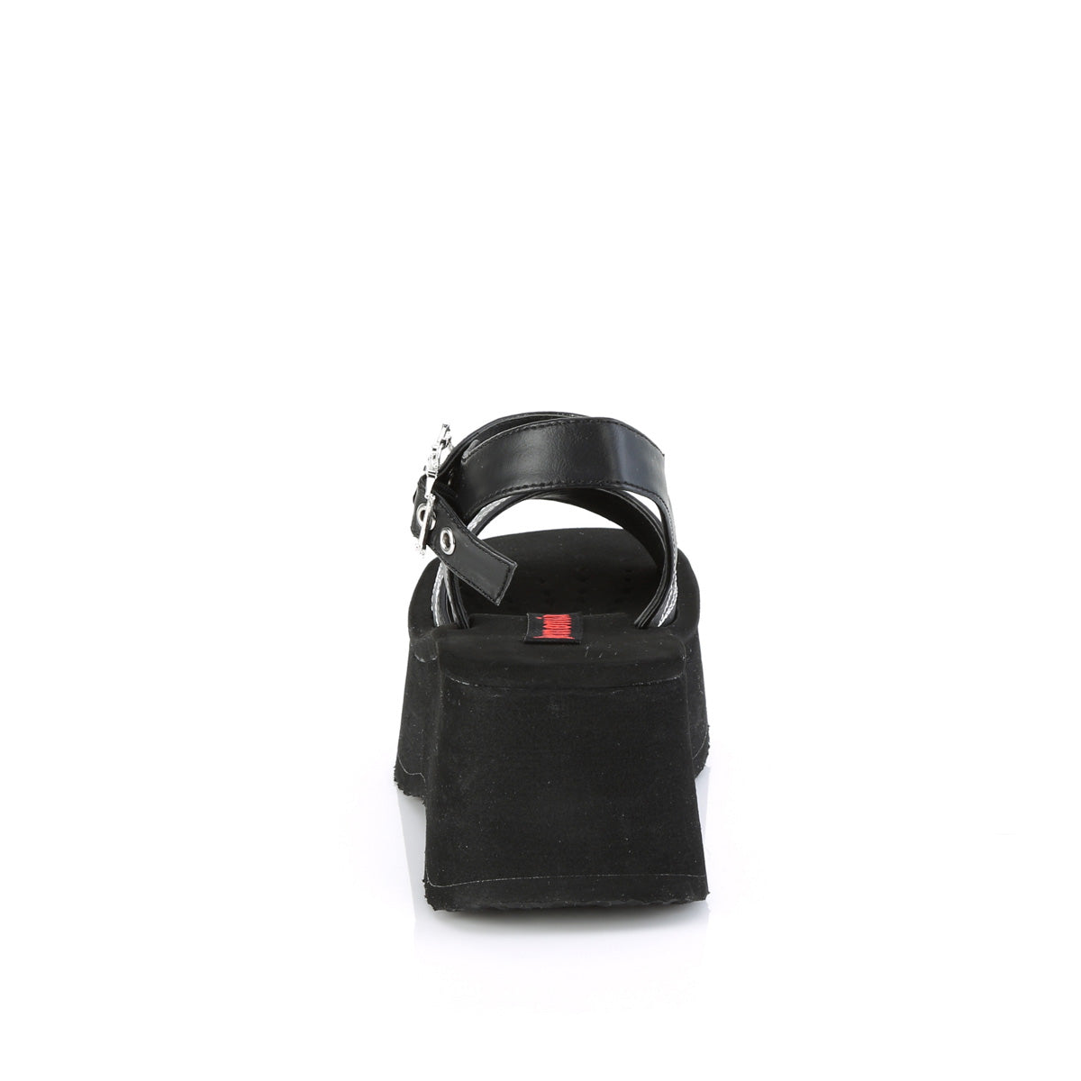 DemoniaCult Sandalen FUNN-10 BLK Vegan Leder